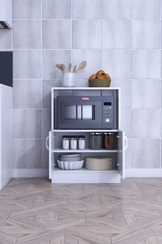 Microwave and Multi-Purpose Kitchen Cabinets