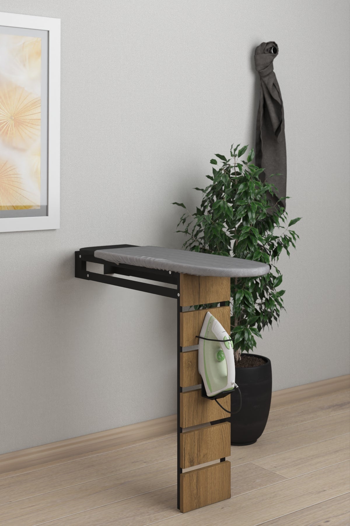 DAISY-WALL MOUNTED IRONING TABLE