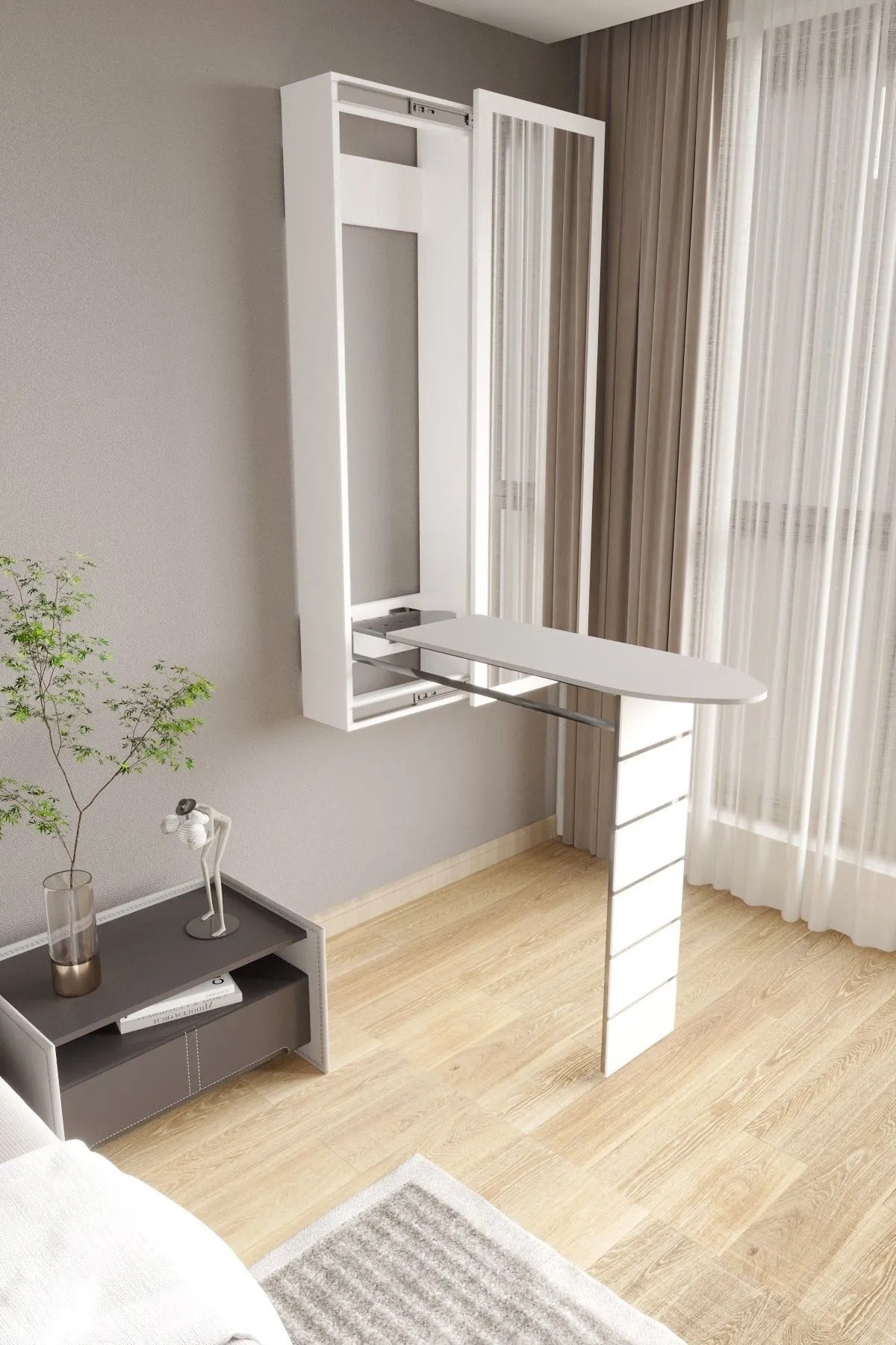 LUXURY-WALL MOUNTED IRONING TABLE