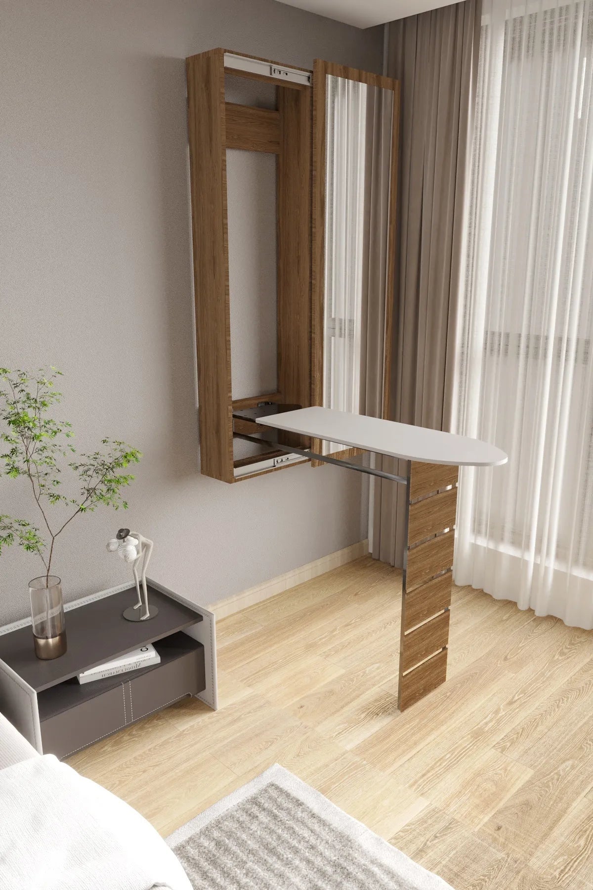 DAISY-WALL MOUNTED IRONING TABLE