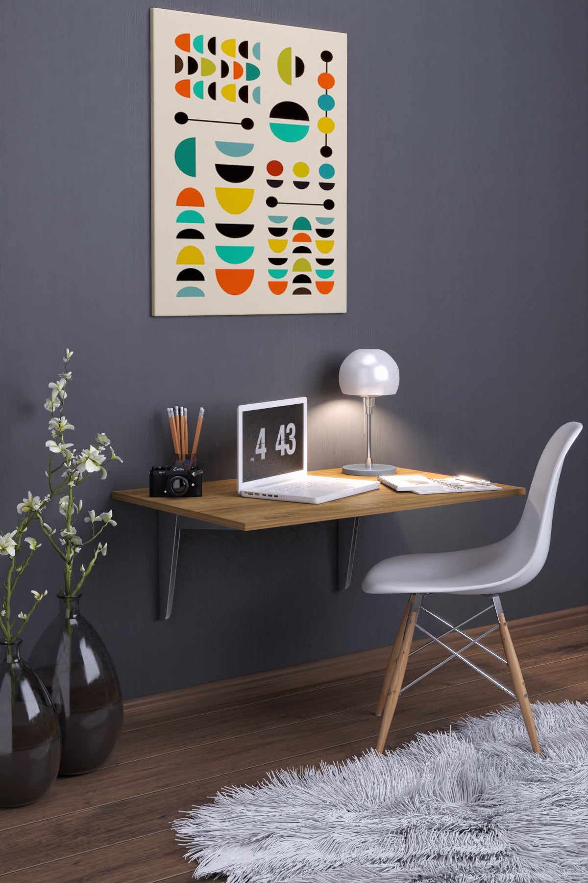 CAMELLIA-FOLDING TABLE