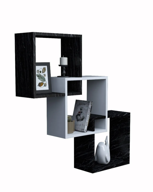 Wooden Bookshelf Wall Cabinet