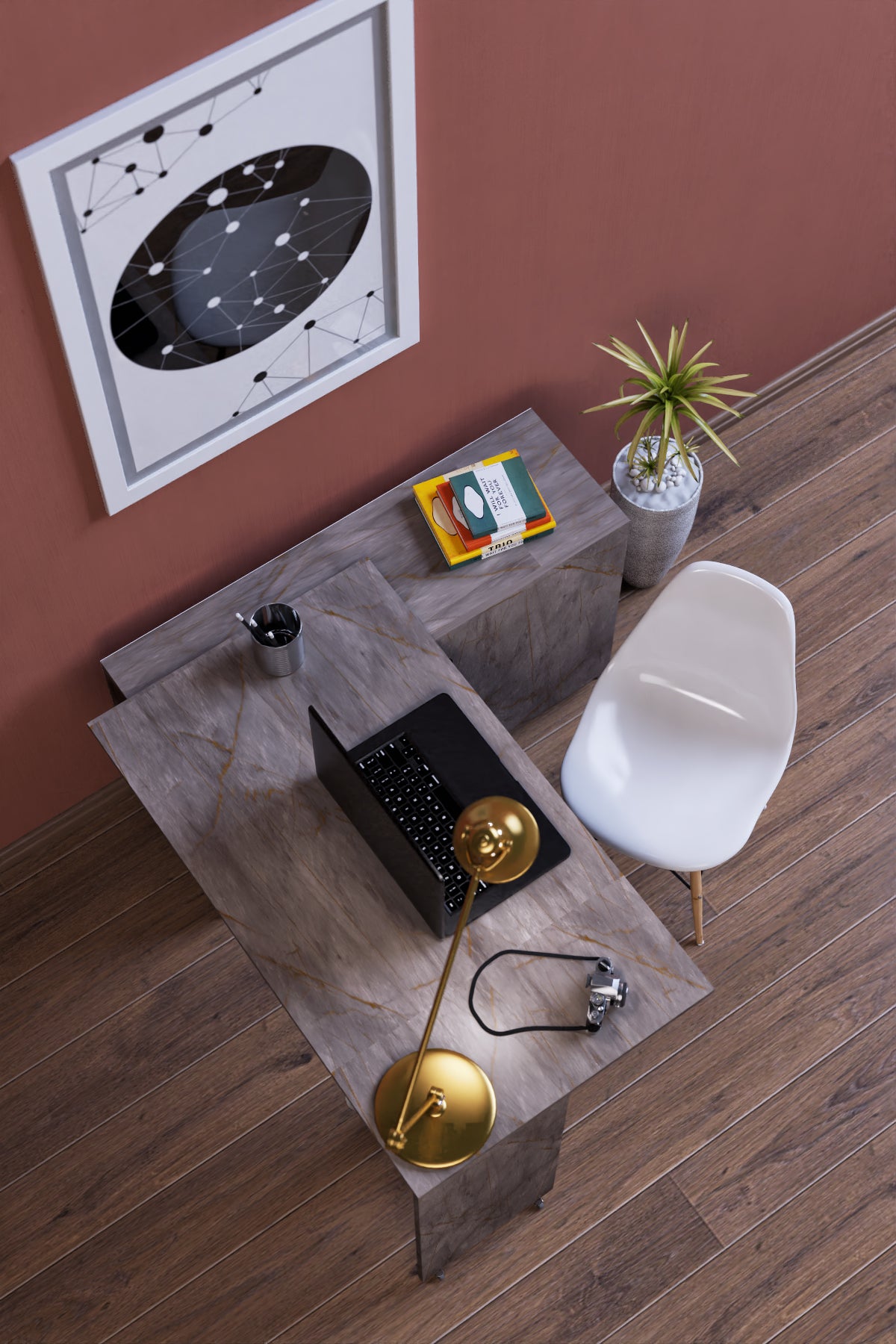 FLOR-TABLE AND MULTI-PURPOSE CABINET
