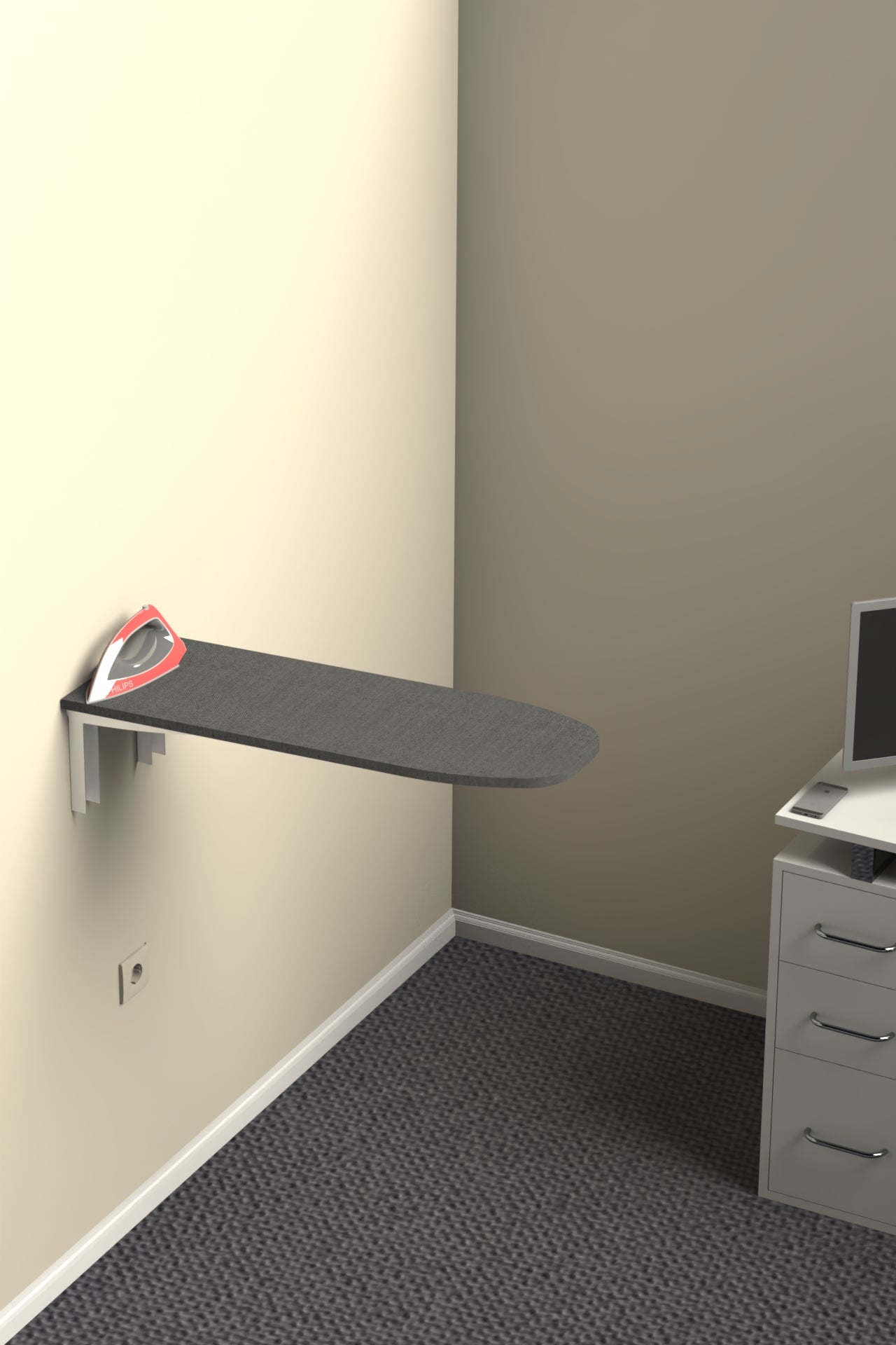 DEVIN - WALL MOUNTED IRONING TABLE