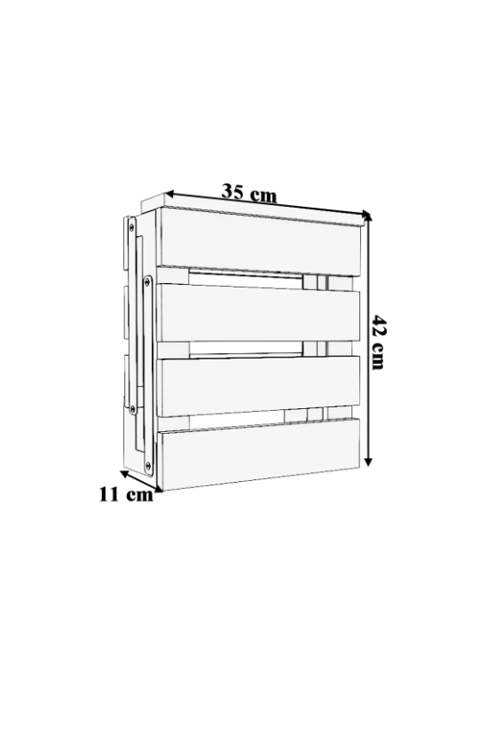 ACACIA-FOLDING STOOL