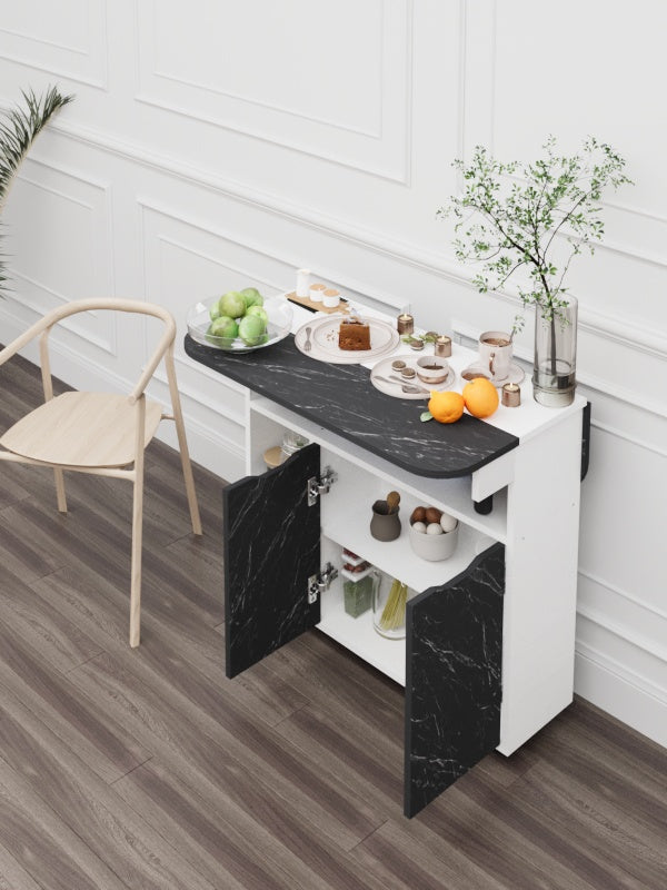 BUTTERFLY-KITCHEN TABLE AND CABINET