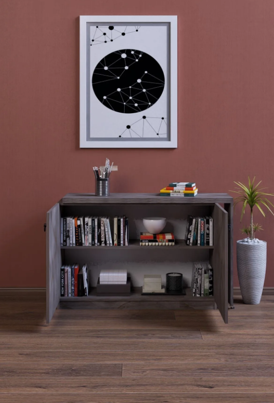 FLOR-TABLE AND MULTI-PURPOSE CABINET