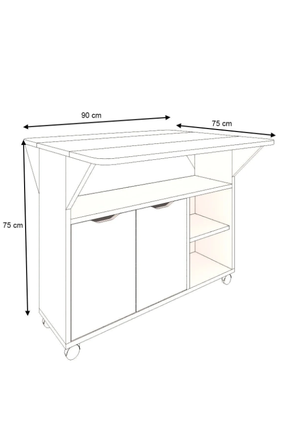 BUTTERFLY-KITCHEN TABLE AND CABINET