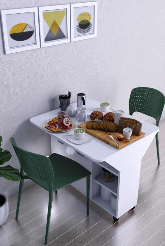 BUTTERFLY-KITCHEN TABLE AND CABINET