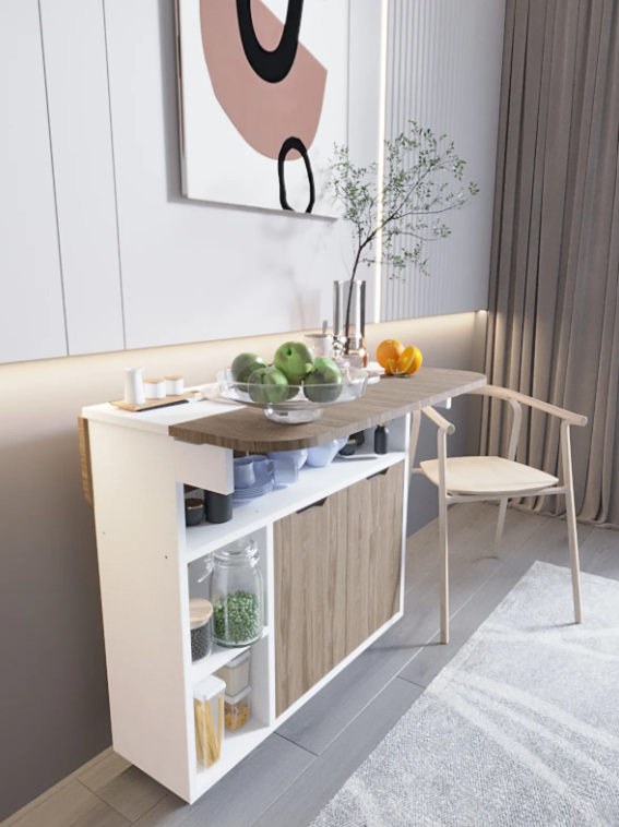 BUTTERFLY-KITCHEN TABLE AND CABINET