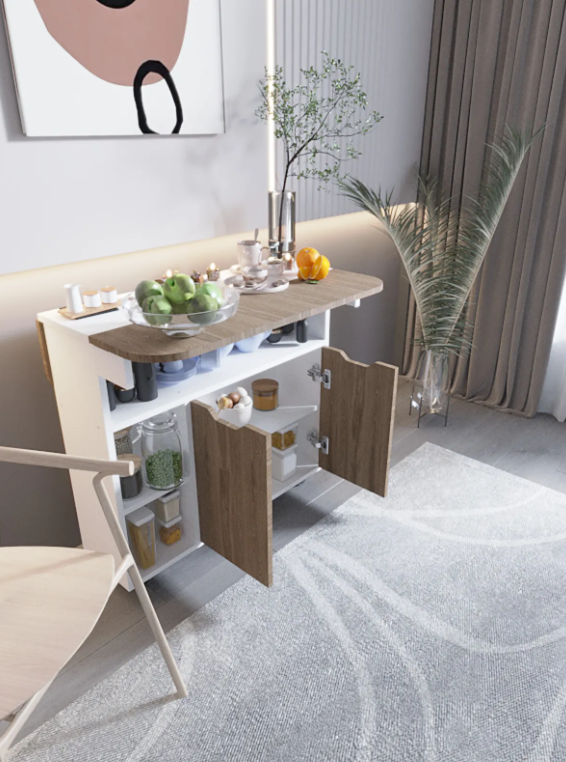 BUTTERFLY-KITCHEN TABLE AND CABINET