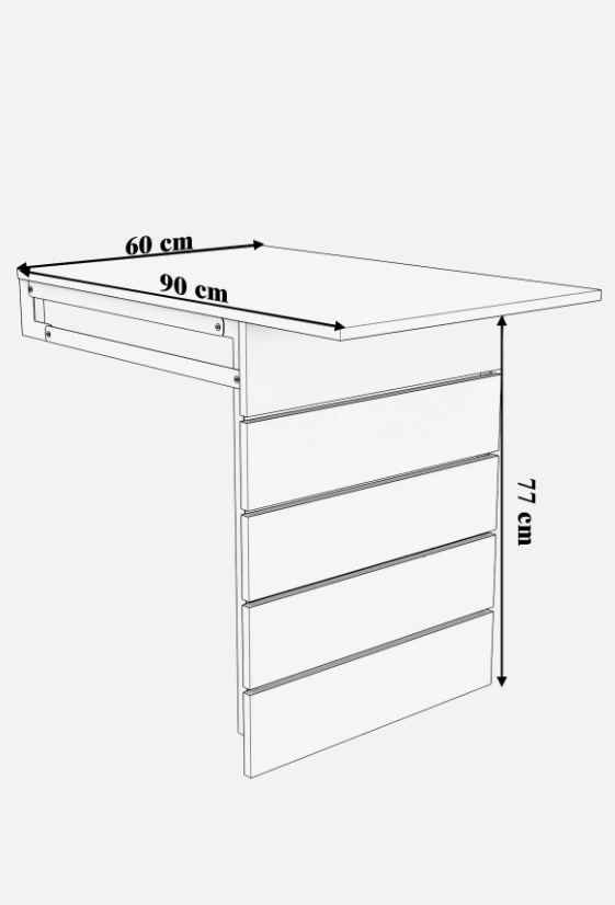 FULYA-WALL MOUNTED TABLE