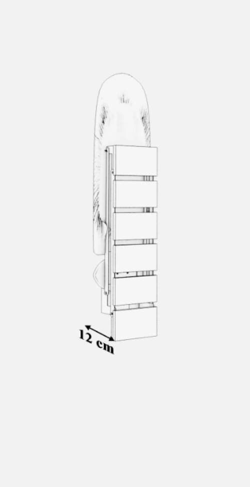 DAISY-WALL MOUNTED IRONING TABLE