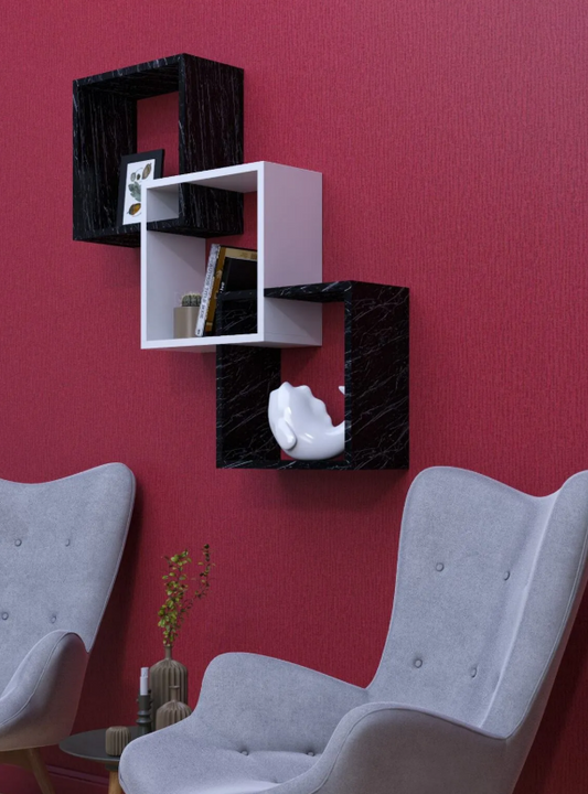 Wooden Bookshelf Wall Cabinet